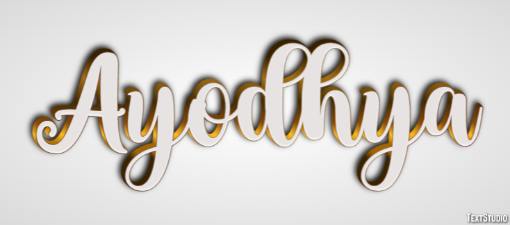 Ayodhya Эффект текста
