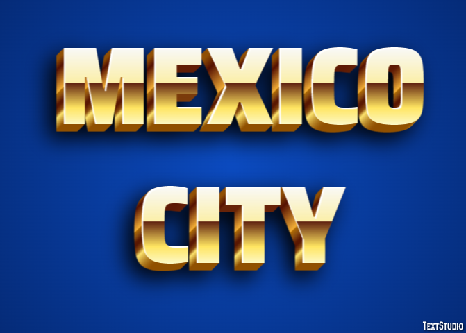 Mexico City Efekt tekstowy