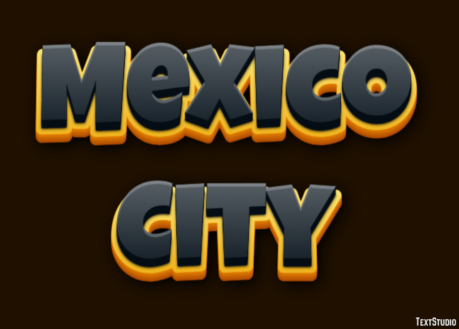 Mexico City テキスト効果