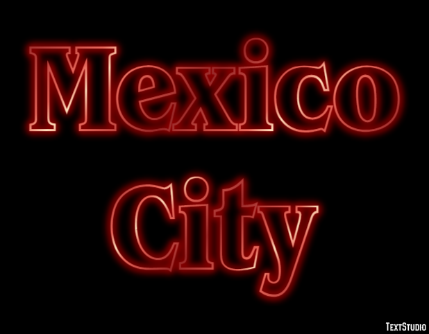 Mexico City Efekt tekstowy