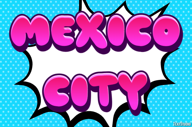 Mexico City Efekt tekstowy