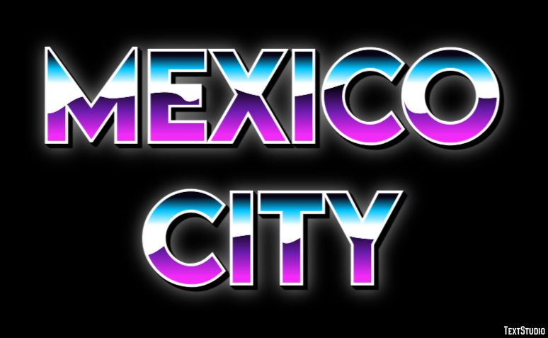 Mexico City Tekst Effect