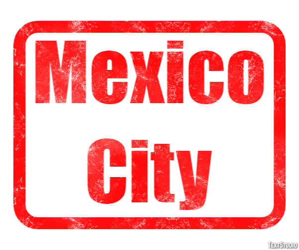 Mexico City Tekst Effect
