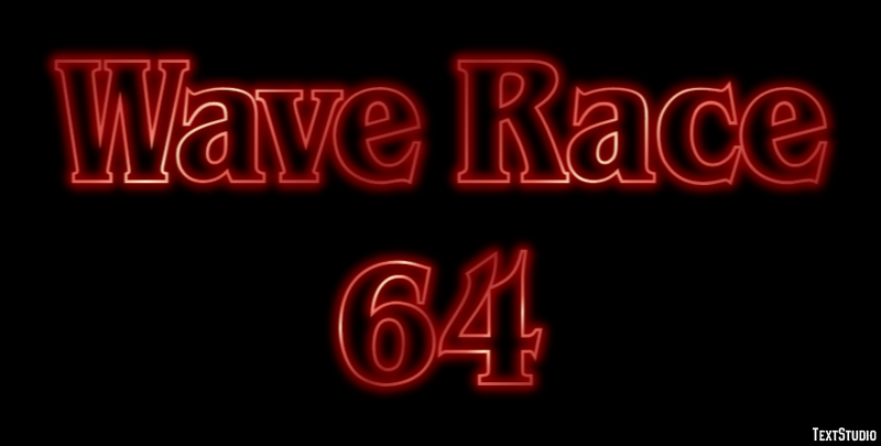 Wave Race 64 Effetto testo