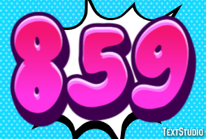 859 Efeito de texto