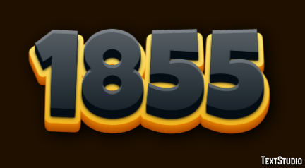 1855 テキスト効果