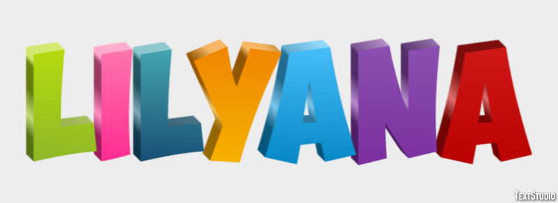 Lilyana Efecto de texto