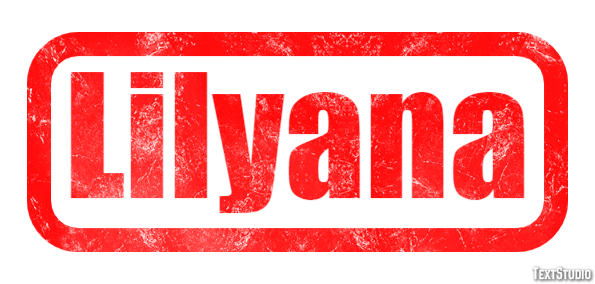 Lilyana Efecto de Texto