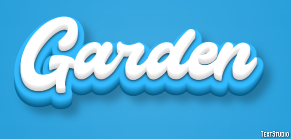 Garden Text Effect