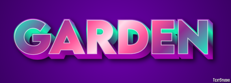 Garden Text Effect