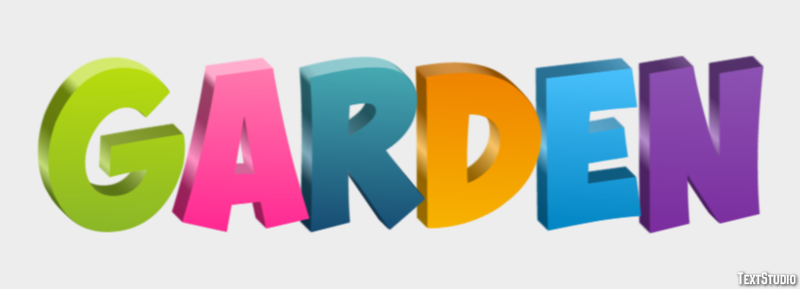 Garden Text Effect