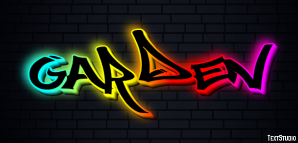 Garden Text Effect