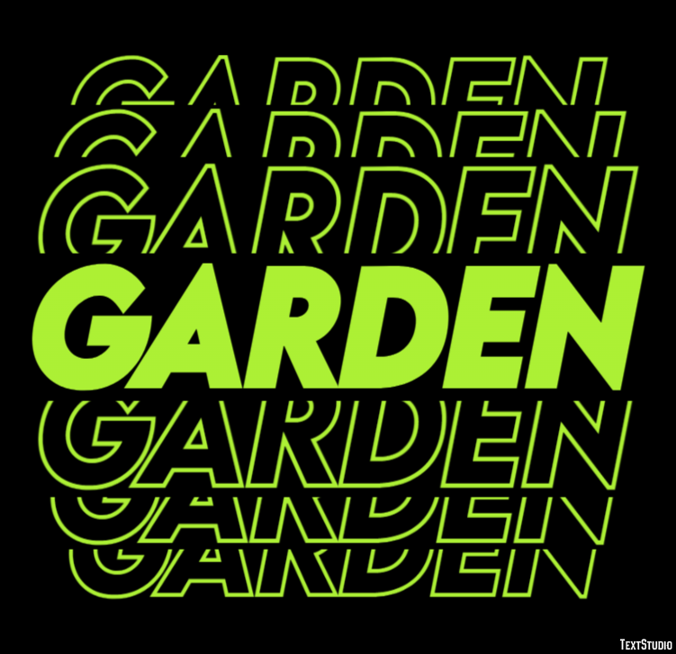 Garden Text Effect