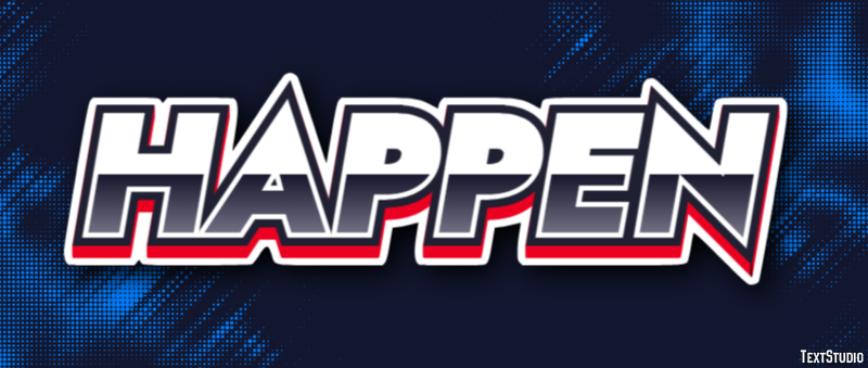 Happen Texteffekt