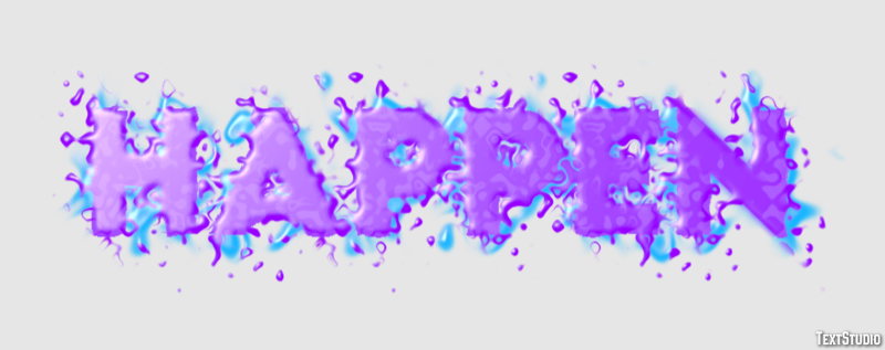 Happen Texteffekt