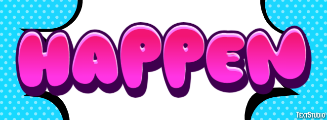 Happen Texteffekt