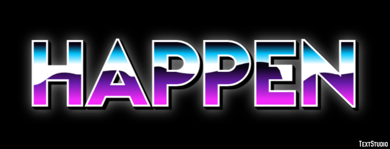 Happen Texteffekt