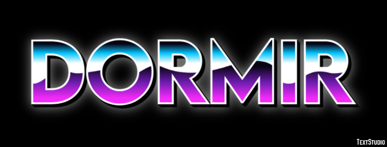 Dormir Efeito de texto