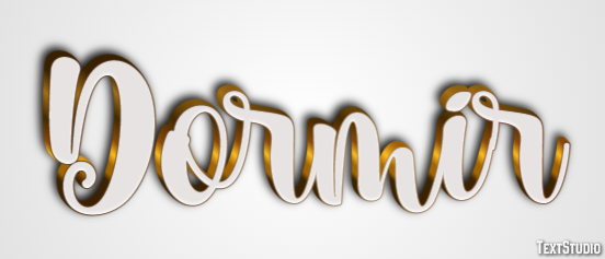 Dormir Efeito de texto