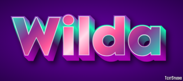 Wilda Effet de texte