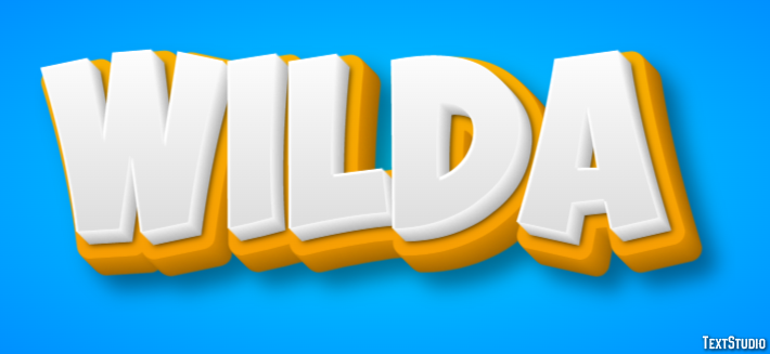 Wilda Text Effect