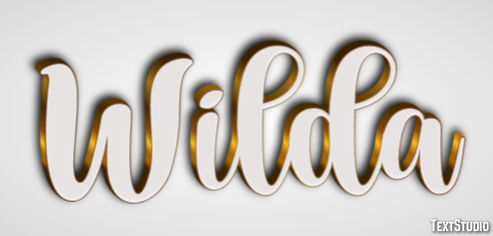 Wilda Effet de texte