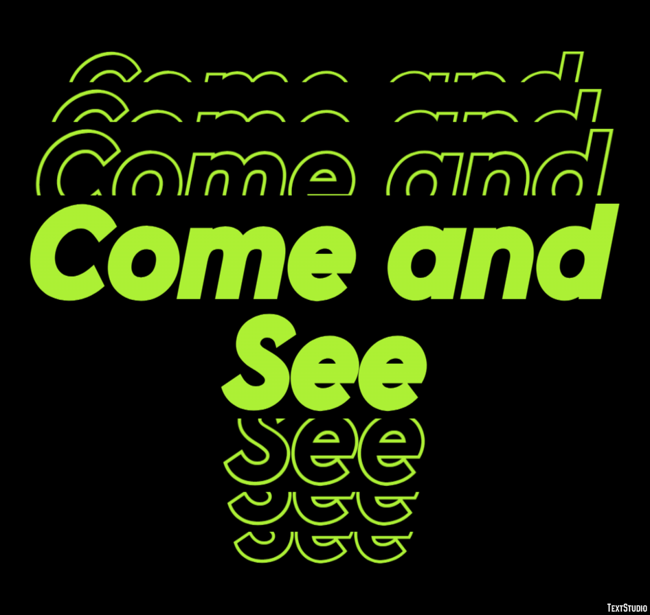 Come and See Effet de Texte