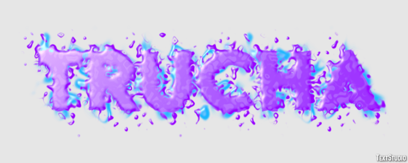 Trucha Efecto de Texto