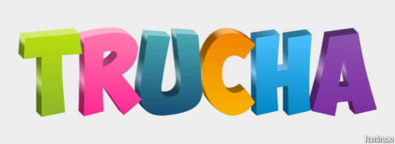 Trucha Efecto de Texto