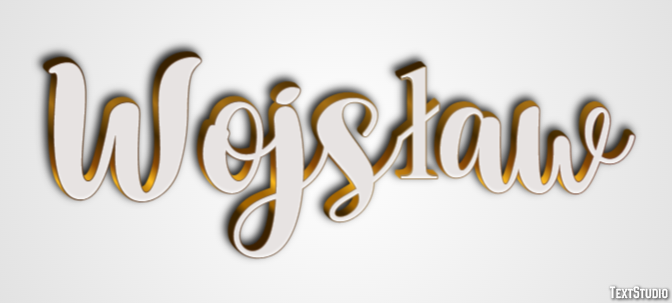 Wojsław Efecto de Texto