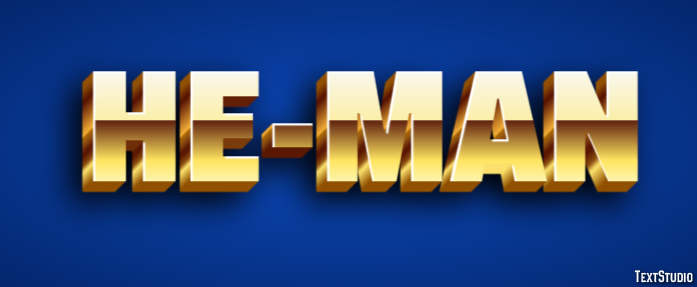 He-Man Efekt tekstowy