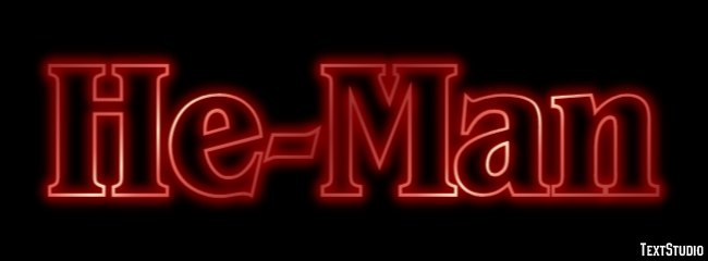 He-Man Effet de Texte