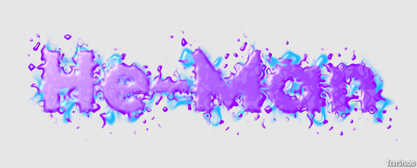 He-Man Effet de Texte