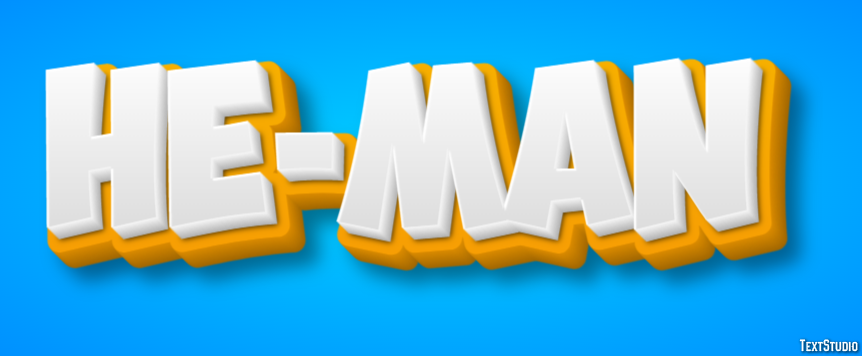 He-Man Text Effect