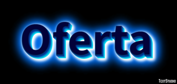Oferta Efeito do texto