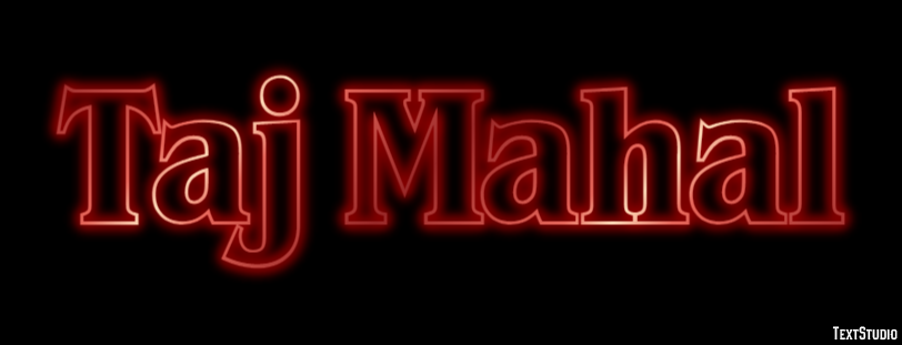Taj Mahal Эффект текста