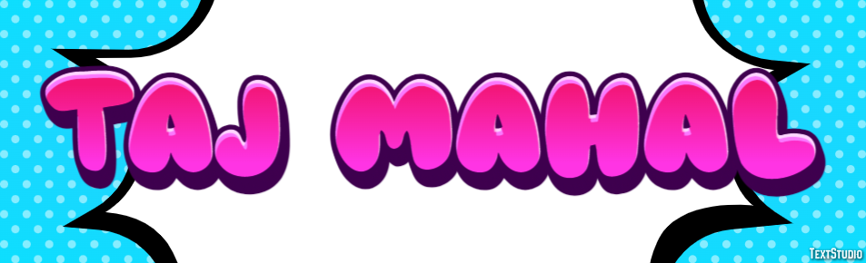 Taj Mahal Эффект текста