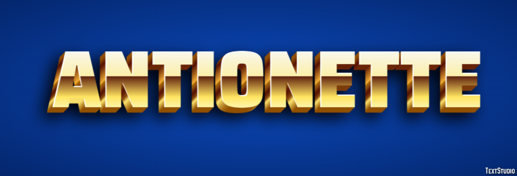 Antionette Text Effect