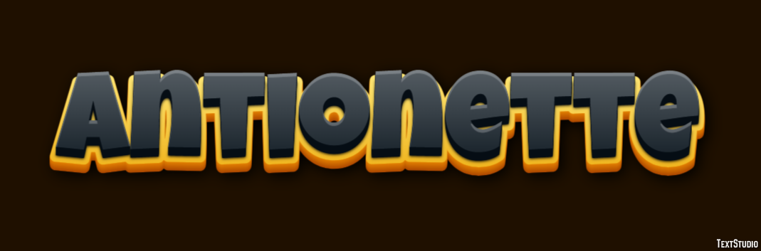 Antionette Text effect