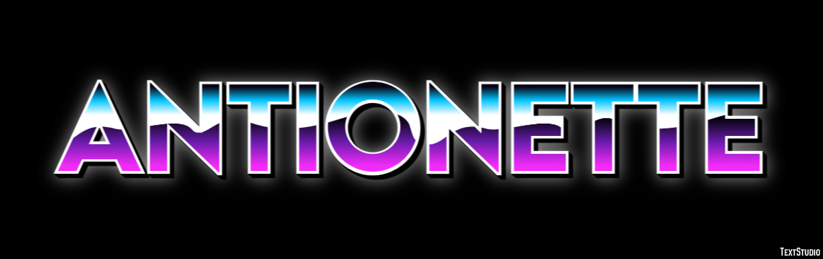 Antionette Text effect
