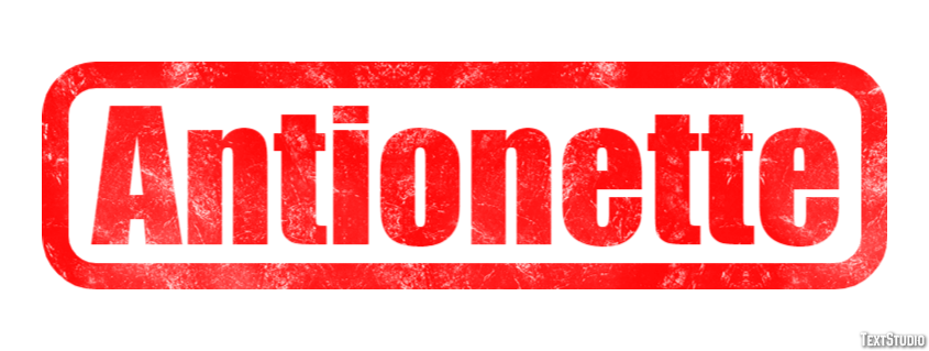 Antionette Text effect