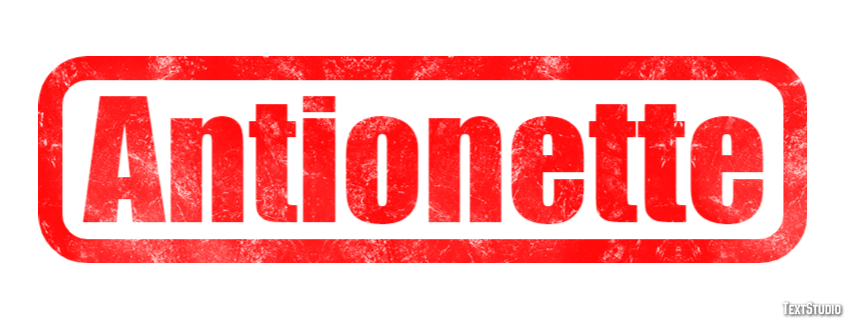 Antionette Efekt tekstowy