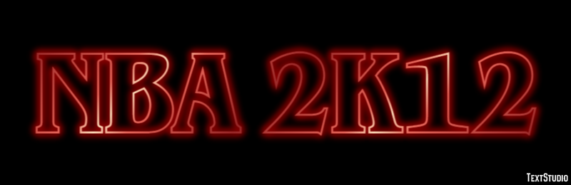 NBA 2K12 Effetto testo