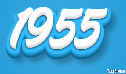 1955 Efecto de Texto