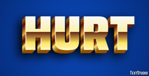 Hurt Efecto de Texto