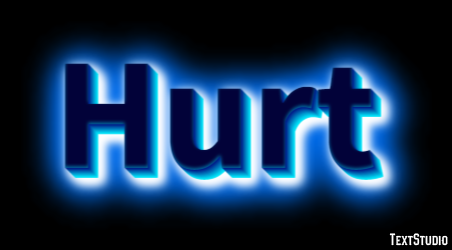Hurt Efecto de Texto