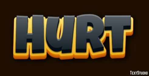 Hurt Effet de Texte
