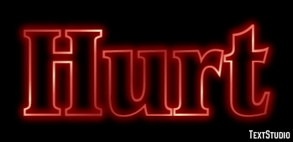 Hurt Efecto de Texto