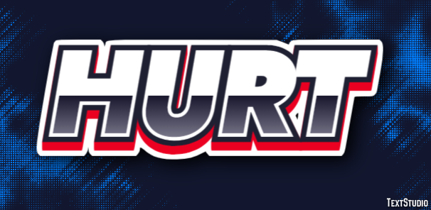 Hurt Efecto de Texto