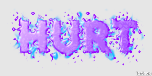 Hurt Text Effect
